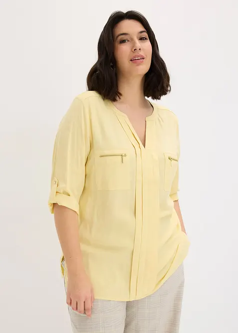 Blustunika i b&ouml;ljande viskos, bonprix