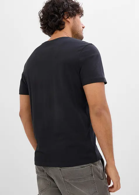 V-ringad T-shirt (3-pack), bonprix