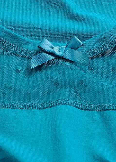 Kort nattlinne av ekologisk bomull, bonprix