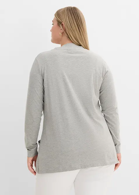 Stretchcardigan i mjuk viskosmix, bonprix