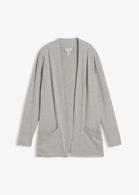 Stretchcardigan i mjuk viskosmix, bonprix