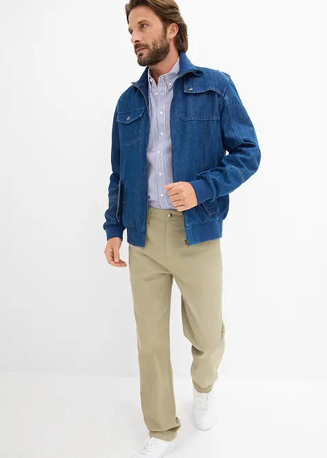 Stretchbyxa, klassisk passform, raka ben, bonprix