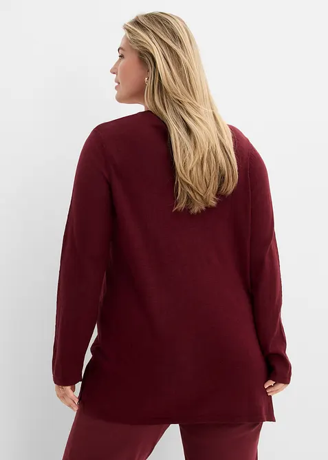 Cardigan i slubgarn av bomull, bonprix