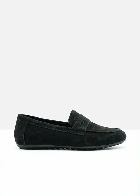 Loafers av mocka, bonprix