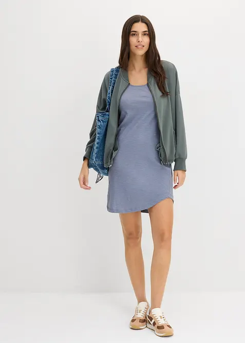 Trik&aring;kl&auml;nning i bomull med spets, bonprix