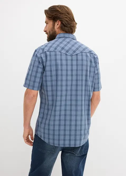 Kort&auml;rmad skjorta i bomull, bonprix