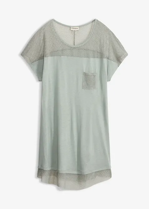 L&aring;ng strandtopp i viskos, bonprix