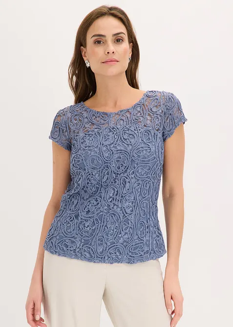 Blustopp av spets, bonprix