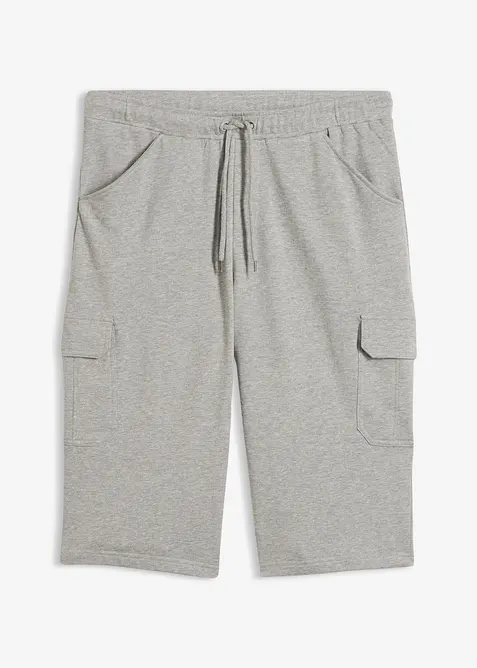 L&aring;nga trik&aring;bermudas med cargofickor, ren bomull, normal passform, bonprix