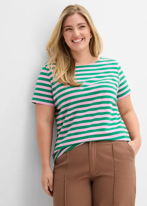 T-shirt med b&aring;tringning, bonprix