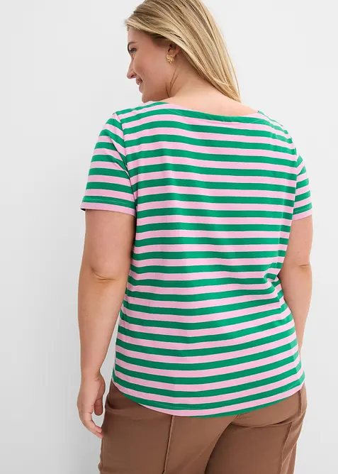 T-shirt med b&aring;tringning, bonprix