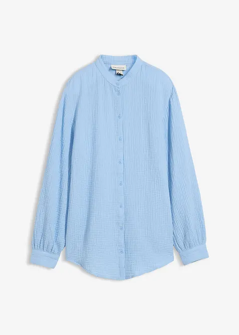 L&aring;ng blus i luftig muslin, bonprix