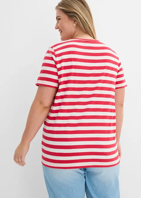 T-shirt med rund halsringning (2-pack), bonprix