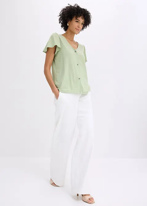 Topp med knappsl&aring;, bonprix