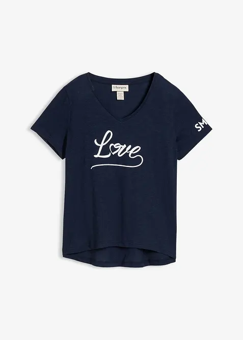 T-shirt med tryck, bonprix