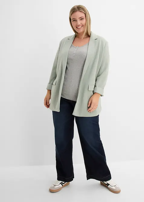 Kort&auml;rmad farfarstr&ouml;ja i ekologisk bomull, bonprix