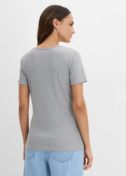 Kort&auml;rmad farfarstr&ouml;ja i ekologisk bomull, bonprix