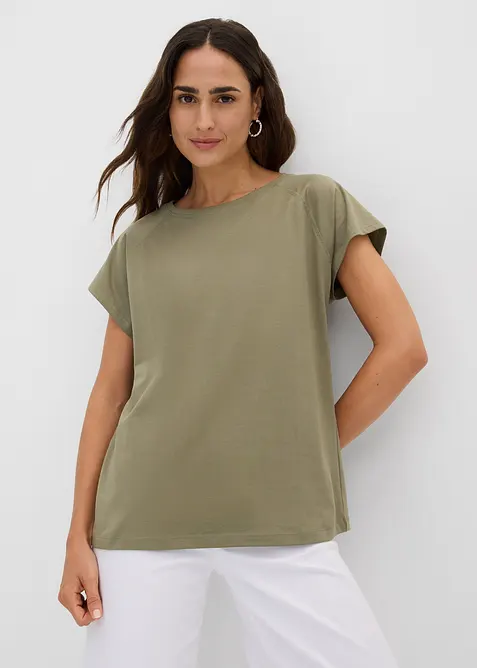 T-shirt i ren ekologisk bomull, bonprix