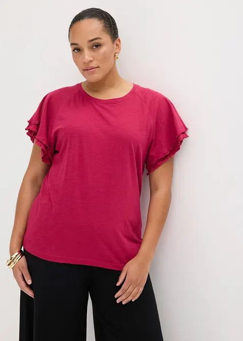 Topp med charmiga &auml;rmar, bonprix