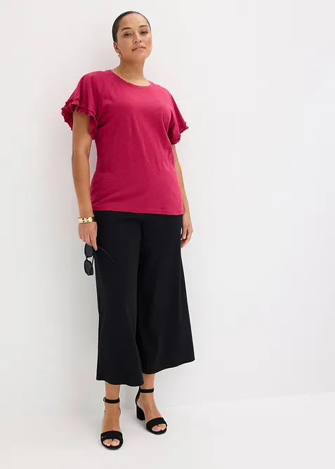 Topp med charmiga &auml;rmar, bonprix