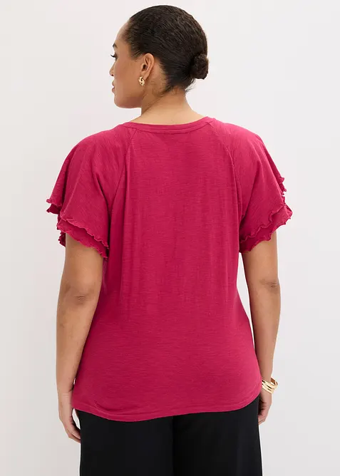 Topp med charmiga &auml;rmar, bonprix