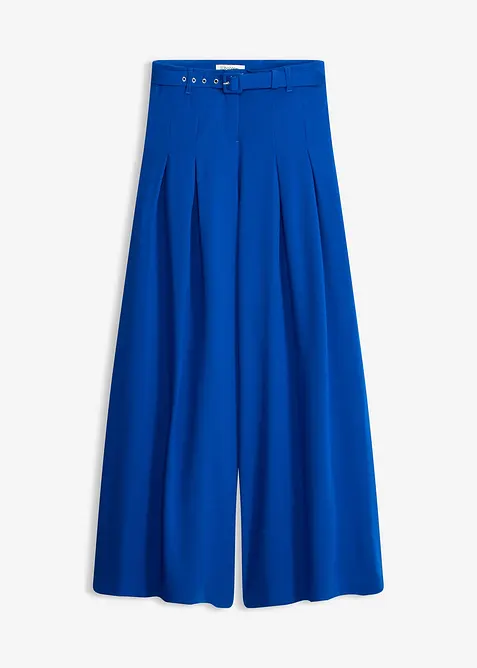 Byxa med gubbveck och sk&auml;rp (2 delar), bonprix