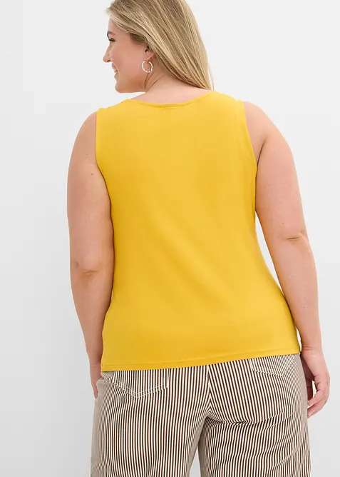 Linne i mjuk viskos (2-pack), bonprix