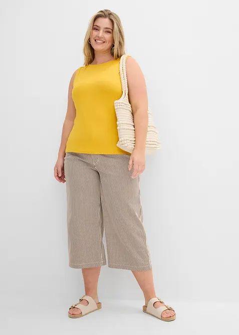 Linne i mjuk viskos (2-pack), bonprix