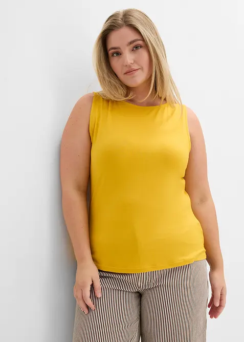 Linne i mjuk viskos (2-pack), bonprix