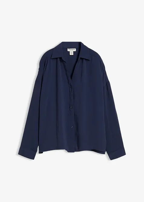 Blus i l&auml;tt kr&auml;pp, bonprix