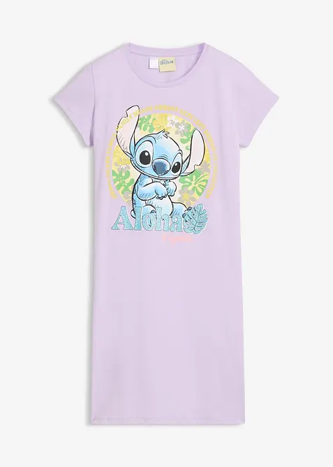 Nattlinne i bomull med Stitch-motiv, Disney
