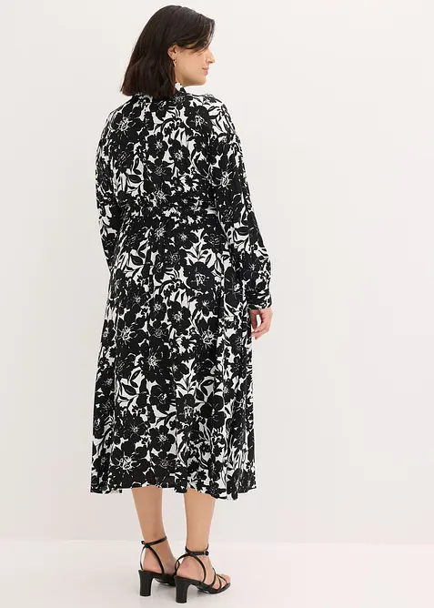 Skjortkl&auml;nning av viskos, bonprix