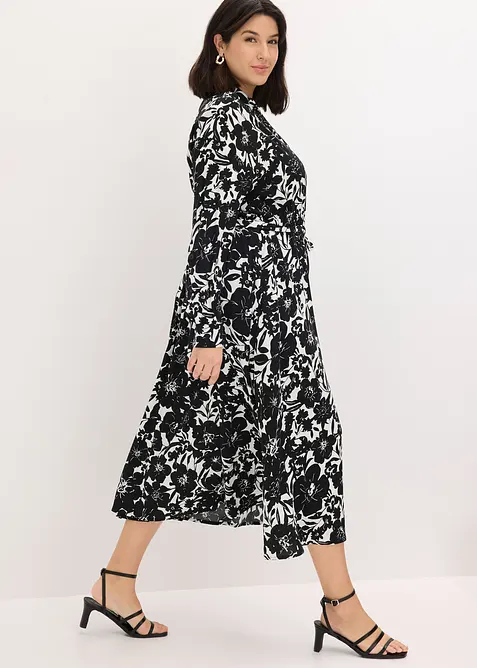 Skjortkl&auml;nning av viskos, bonprix