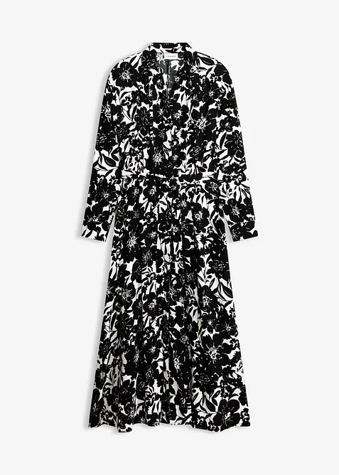 Skjortkl&auml;nning av viskos, bonprix