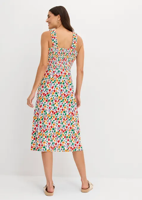 Jerseykl&auml;nning i bomull och viskos, bonprix