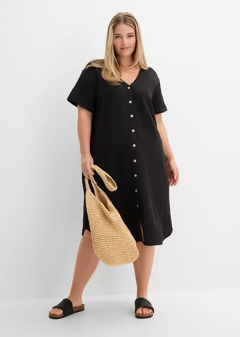 Bluskl&auml;nning i mjuk muslin, bonprix