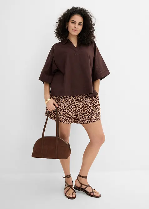 Shorts av mjuk viskos, bonprix