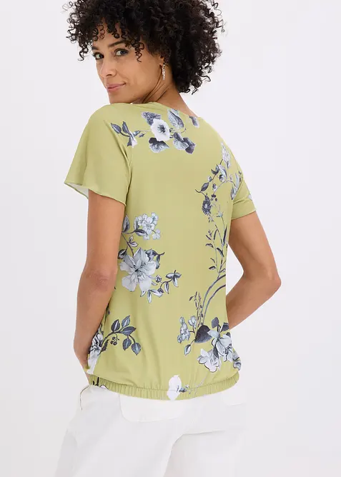 Topp med res&aring;r i nederkanten, bonprix