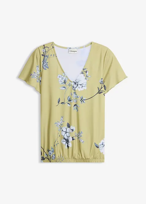 Topp med res&aring;r i nederkanten, bonprix