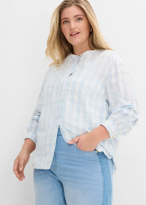 Blus i bomull, bonprix