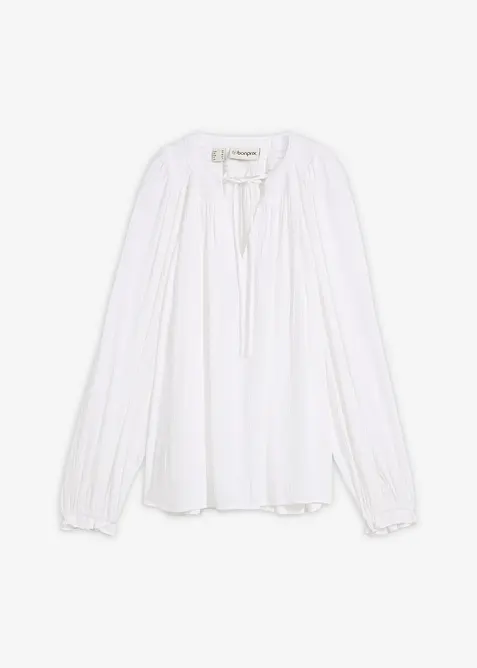 Blustunika i b&ouml;ljande viskos, bonprix