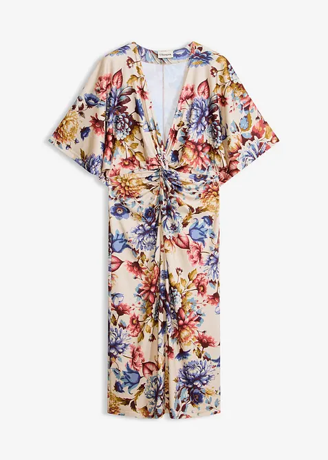 Mellanl&aring;ng kl&auml;nning med vriden effekt, bonprix