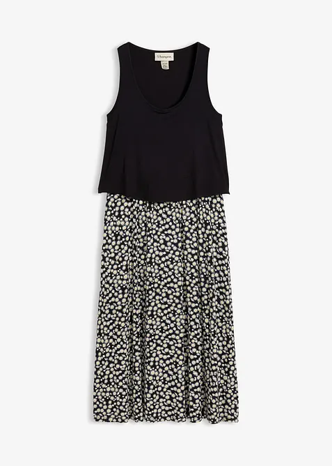 Maxikl&auml;nning i trik&aring; av viskos och elastan, bonprix