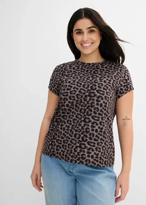 Topp (3-pack) i en mix av bomull och elastan, bonprix