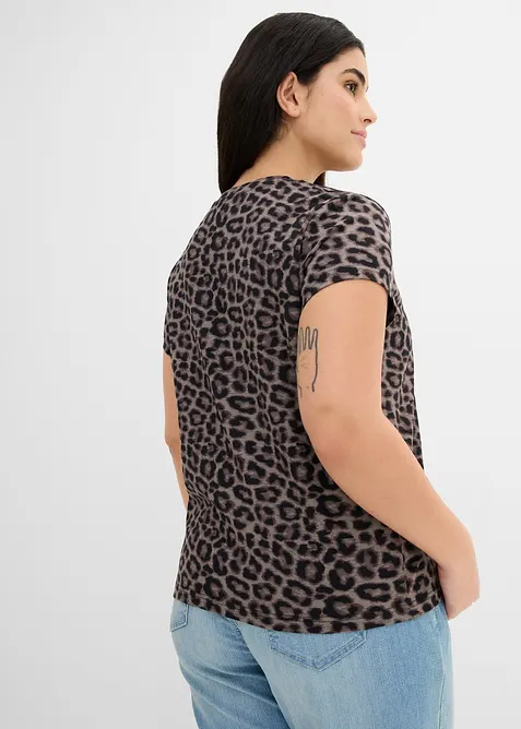 Topp (3-pack) i en mix av bomull och elastan, bonprix