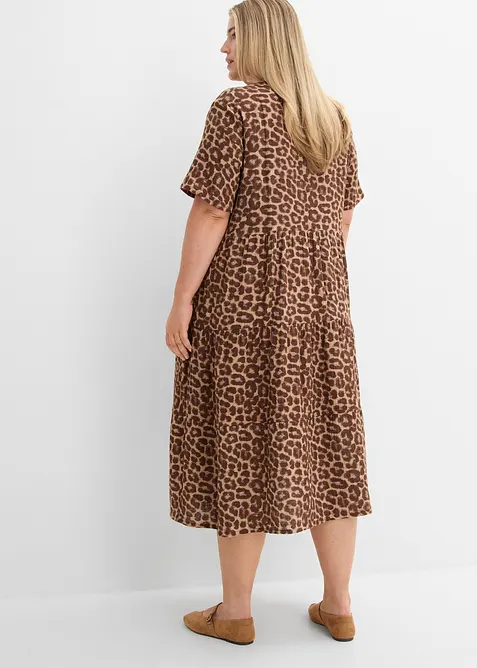 Kl&auml;nning av mjuk muslin, bonprix