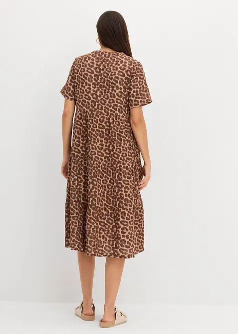 Kl&auml;nning av mjuk muslin, bonprix