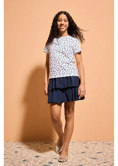 T-shirt i ekologisk bomull (2-pack), bonprix