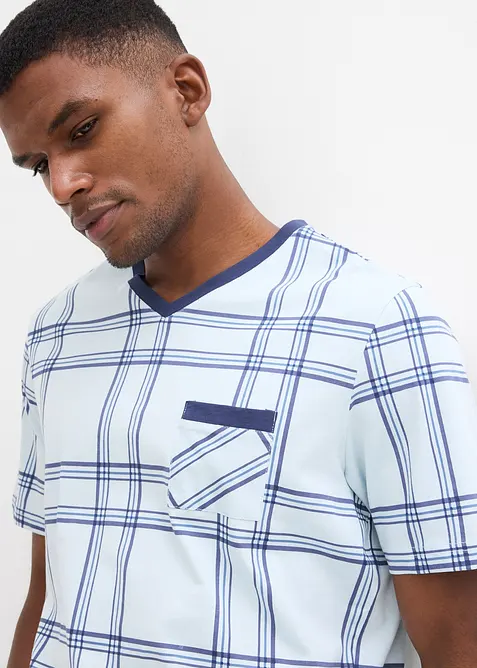 Kort pyjamas i bomull, bonprix