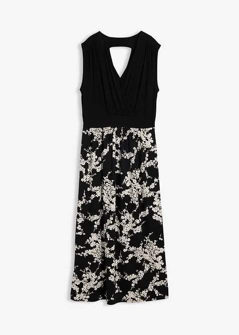 Jerseykl&auml;nning i viskosmix, bonprix